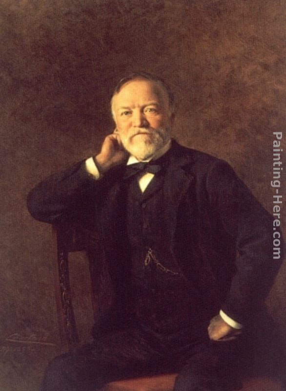 Theobald Chartran Portrait of Andrew Carnegie
